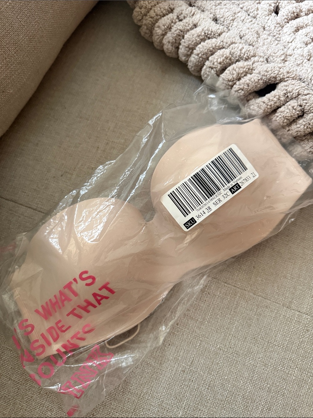 Victorias Secret PINK Strapless Bra